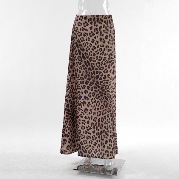 Leopard Print Dress Fashion Mermaid Skirt Womens Clothing