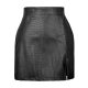 Fashionable With Side-slit PU Leather Skirt